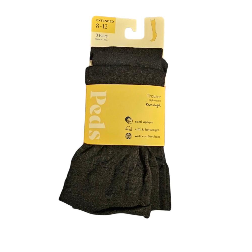 Men's Black Trouser Socks - 3 Pairs
